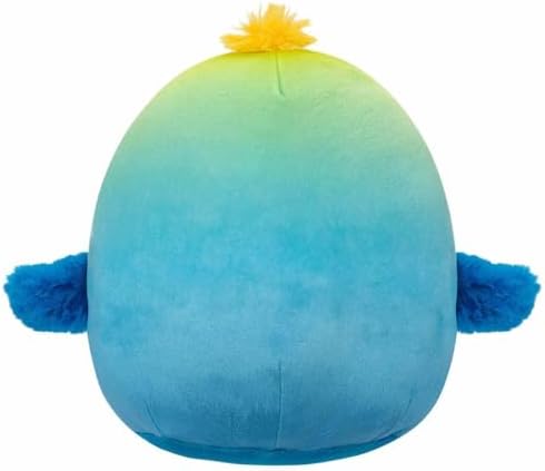 Squishmallows 75-inch Plush Macaw Parrot with a Realistic Branch Design