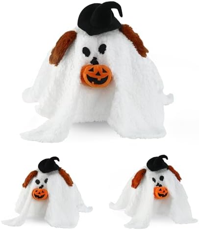 Halloween Plush Toy Spooky Ghost with Pumpkin Pillow