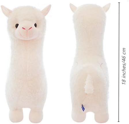 Stuffed Animal Pillow Alpaca Plush Toy for Kids Adults