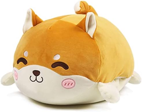 ARELUX Shiba Inu Plush Pillow Kawaii Stuffed Animal Pillow for Kids Adults