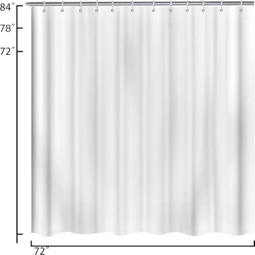 RezsoyeN Book Themed Waterproof Shower Curtain Set