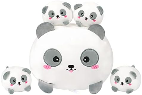 AIXINI Cute Panda Mommy Stuffed Animal