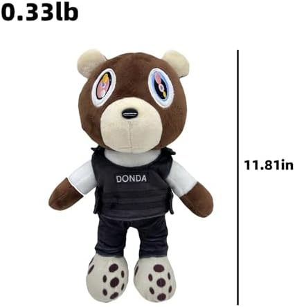 Kanye Teddy Bear Plush Doll