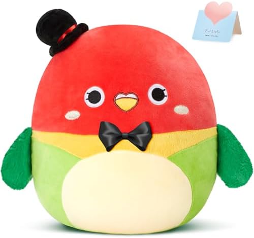 12 Parrot Hugging Plush Stuffed Animal