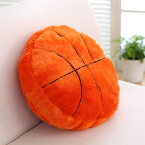 OUKEYI Orange Basketball Plush Pillow 14inch