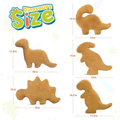Dino Nugget Pillow Plush