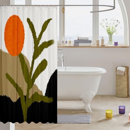 Feelyou Abstract Floral Vulnerable Bath curtains set for Kids