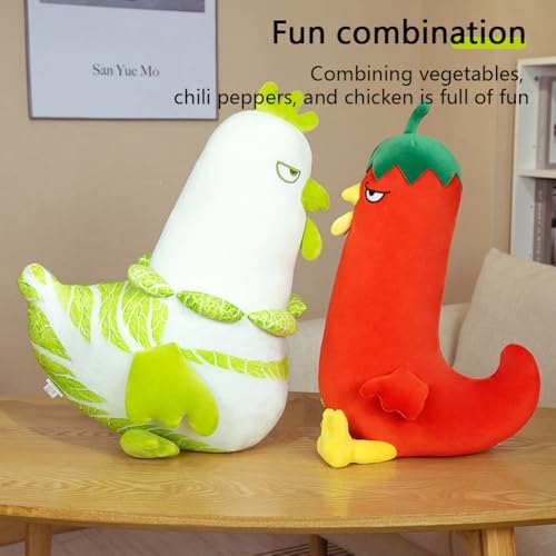 Yuthsona Funny Pepper Chicken Plush Pillow