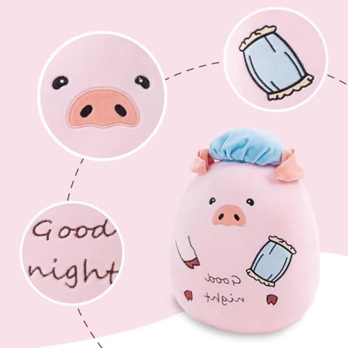 14 Farm Pig Plush Pillow for Kids Adults