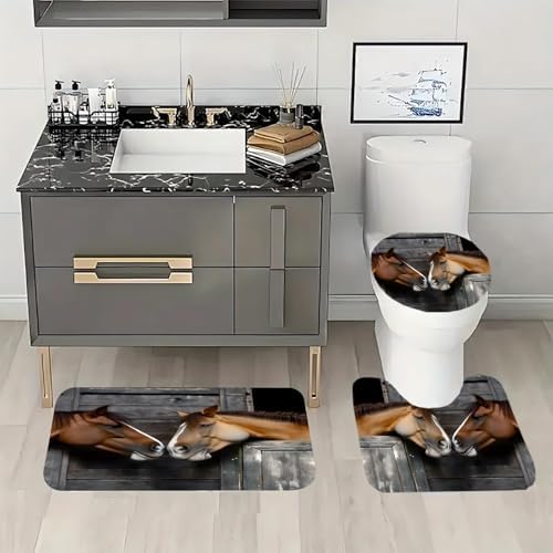 Large Wooden Bathroom Set with 12 Hooks for Rustic Deco