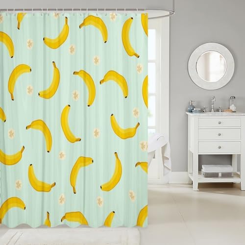 Feelyou Kids Banana Shower Curtain Set