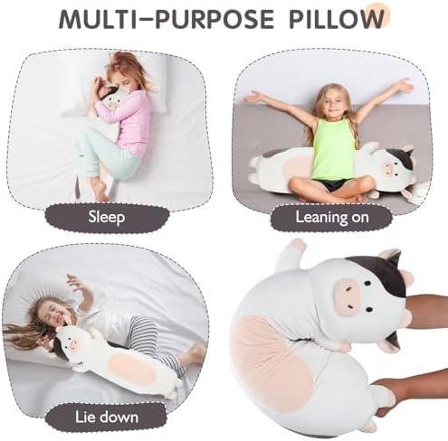 36-inch Milk Cow Plush Pillow