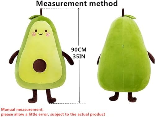 27 Inch Green Large Avocado Plush Toy Pillow Doll Seated-35 Inch