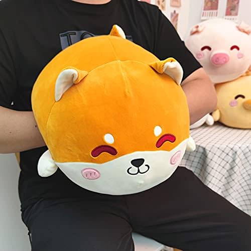 ARELUX Shiba Inu Plush Pillow Kawaii Stuffed Animal Pillow for Kids Adults