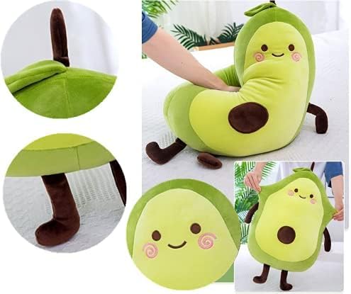 27 Inch Green Large Avocado Plush Toy Pillow Doll Seated-35 Inch