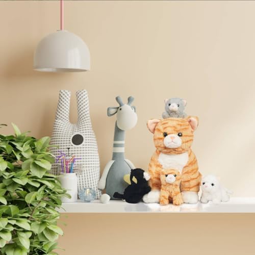 Stuffed Cat with Surprise Kittens