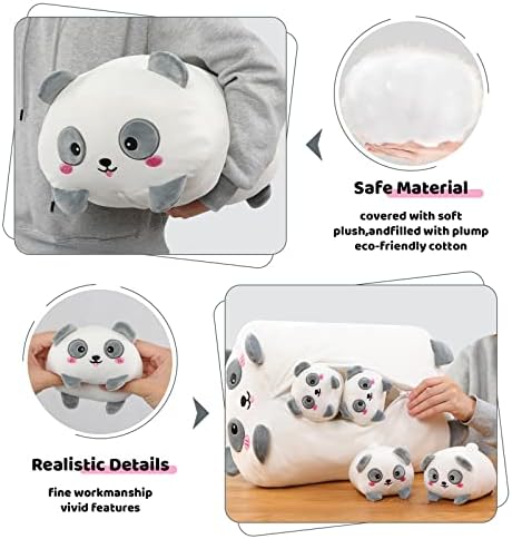 AIXINI Cute Panda Mommy Stuffed Animal
