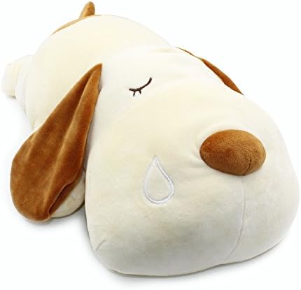 Big Hugging Plush Puppy Dog Toy For Kids Adults Brown