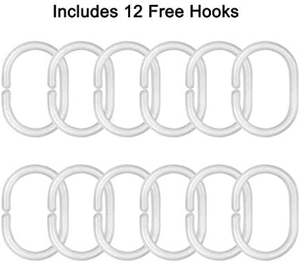Rouihot Surreal Human Hook Loop Shower Curtain Set