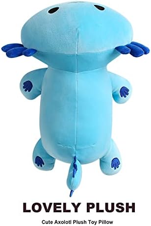 Onsoyours Blue Axolotl Plush Pillow 19 Inch Cute Stuffed Animal