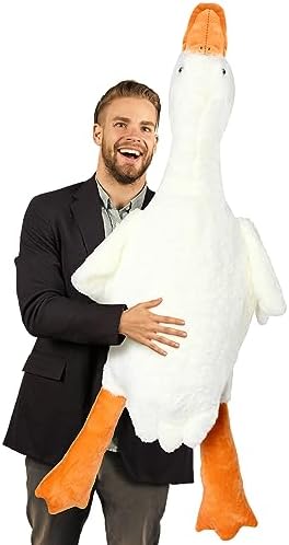Lenwen 63 Inch Giant Goose Plush Pillow Toy