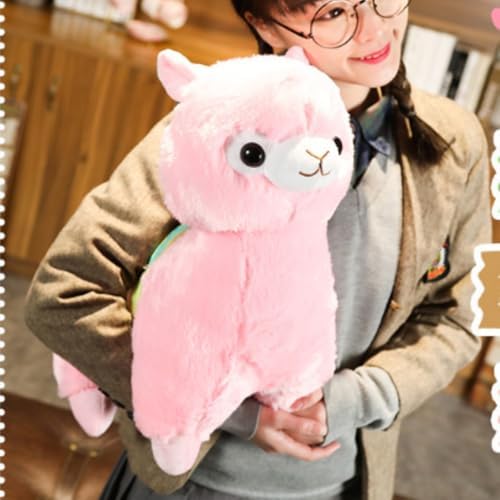 Lush Alpaca Plush Toy Pink Stuffed Animal Perfect Gift