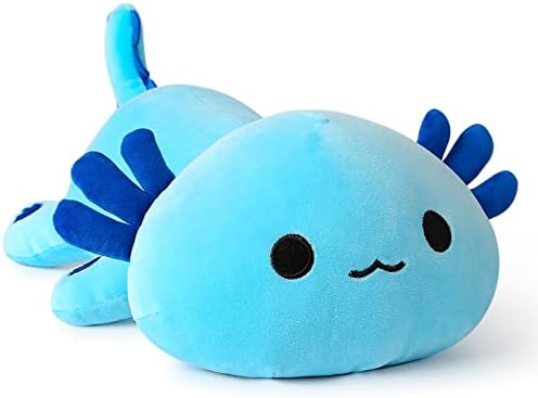 Onsoyours Blue Axolotl Plush Pillow 19 Inch Cute Stuffed Animal