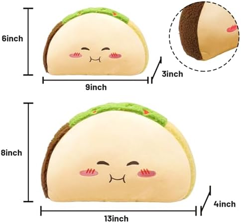 Taco Plush Pillow