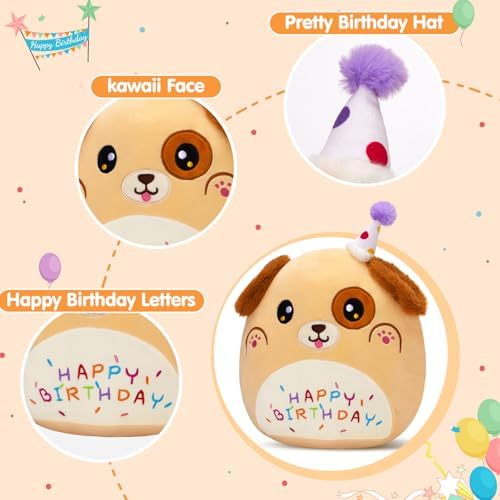 14 Happy Puppy Plush Pillow