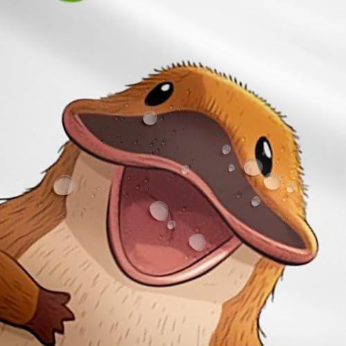 Adorable Platypus Shower Curtain Set