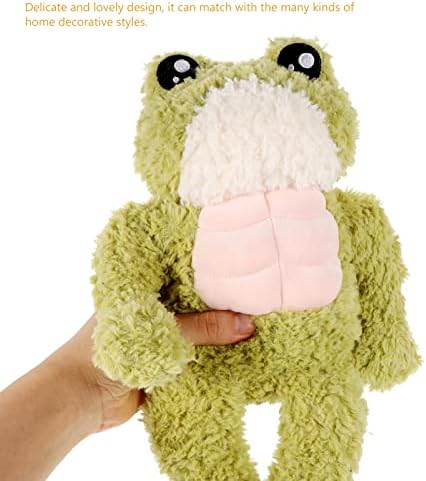 Cute 3D Muscle Frog Plush for Kids