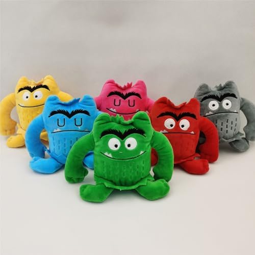 Color Monster Plush Dolls - Express Emotions with
