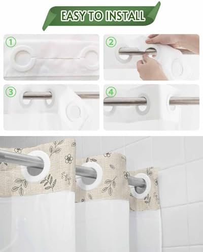 Rustic Farmhouse Shower Curtain Set