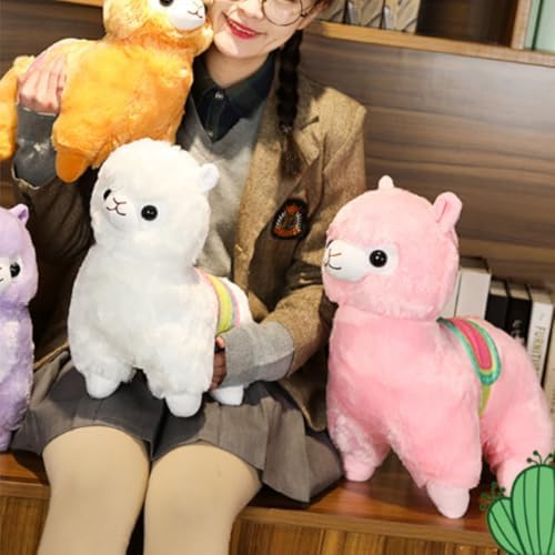 Lush Alpaca Plush Toy Pink Stuffed Animal Perfect Gift