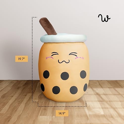 Stuffed Plush Tea Pillow for Kids Boys Girls Teens