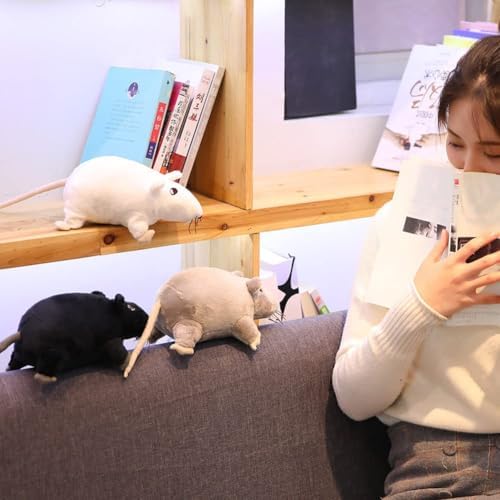 7-inch Plush Rat Pillow for Kids Soft Toy Heartwarming Gift