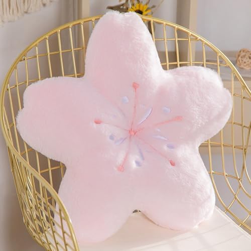 Cherry Blossom Plush Pillow - Kawaii Design