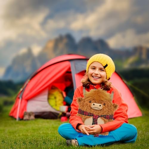 Highland Cow Stuffed Animal 114 Inch Brown