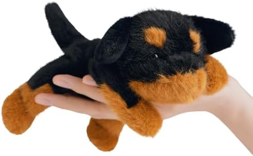 PEACH CAT Rottweiler Plush