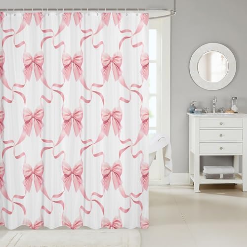 Feelyou Bow Bath Curtain