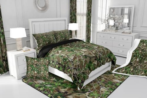 Camouflage shower curtain 72x78
