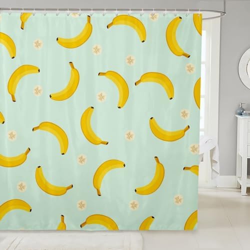 Feelyou Kids Banana Shower Curtain Set