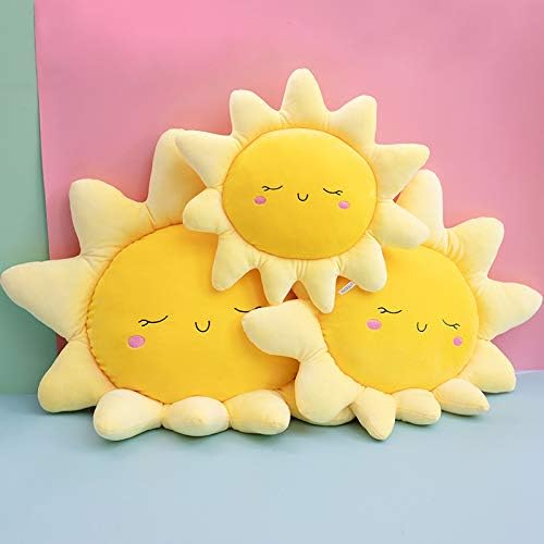 Cartoon Sun Shape Plush Pillow for Neck Support