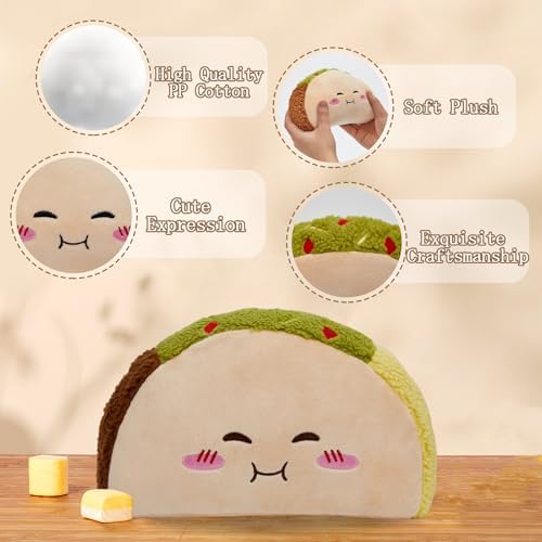 Taco Plush Pillow