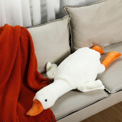 Lenwen 63 Inch Giant Goose Plush Pillow Toy