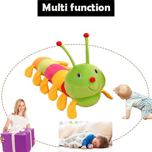 19 Inch Caterpillar Stuffed Animal Plush Pillow
