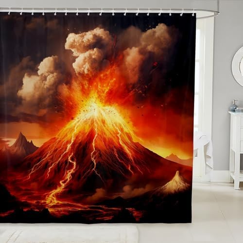 JELLO UI Volcano showercurtain