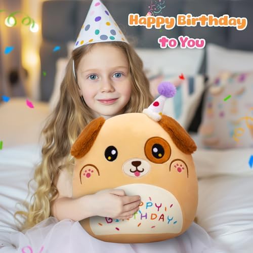 14 Happy Puppy Plush Pillow