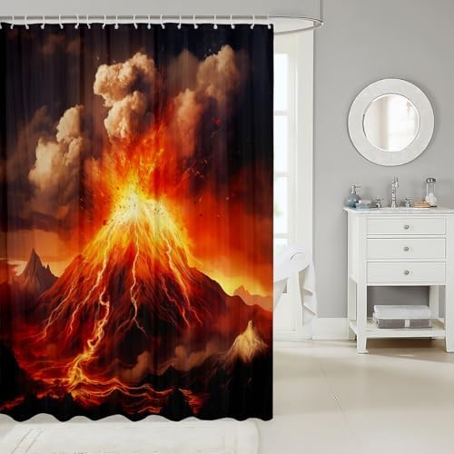 JELLO UI Volcano showercurtain
