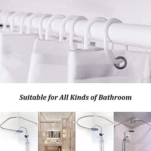 NEWSUYAA Black Girl Shower Curtain Set 4 Sets